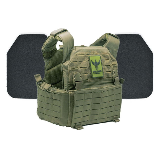 Shellback Tactical Rampage 2.0 Body Armor Kit with Level III+ Model P5mmSAO Plates Ranger Green One Size - Shellback Tactical