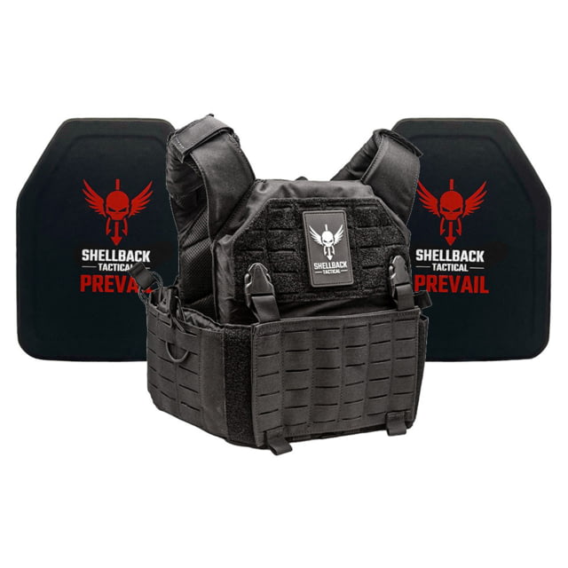 Shellback Tactical Rampage 2.0 Lightweight Level IV Ceramic Plates Armor Kit Black One Size - Shellback Tactical