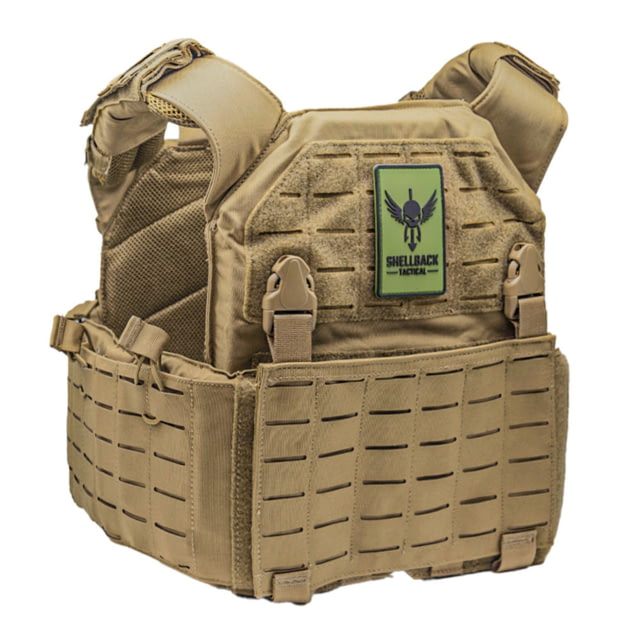 Shellback Tactical Rampage 2.0 Plate Carrier Shooter and SAPI Coyote One Size - Shellback Tactical
