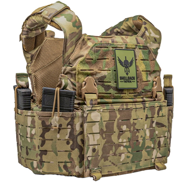 Shellback Tactical Rampage 2.0 Plate Carrier Shooter and SAPI Multicam One Size - Shellback Tactical