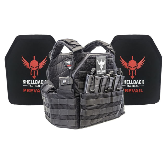Shellback Tactical SF Lightweight Armor System with Level III+  Plates Black Small - Shellback Tactical