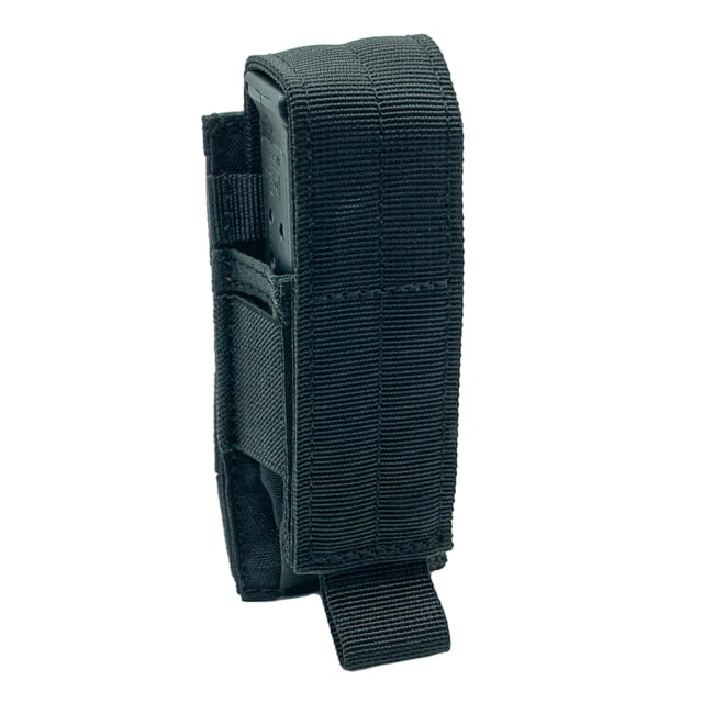 Shellback Tactical Single Pistol Mag Pouch Molle compatible Black One Size - Shellback Tactical