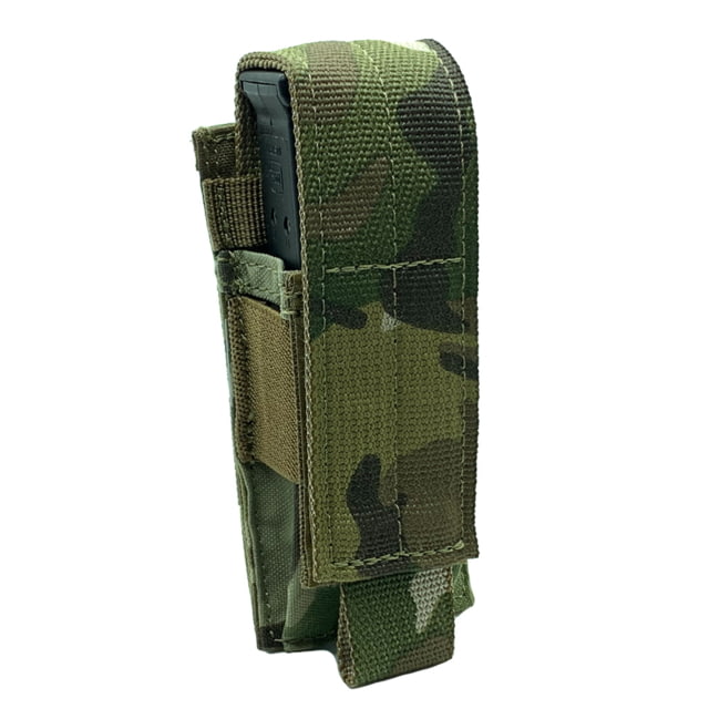 Shellback Tactical Single Pistol Mag Pouch Molle compatible Multicam One Size - Shellback Tactical