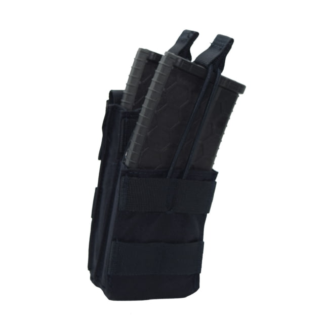 Shellback Tactical Single Stacker Open Top Pouch for Two M4/AR15 Mag Navy Blue One Size - Shellback Tactical