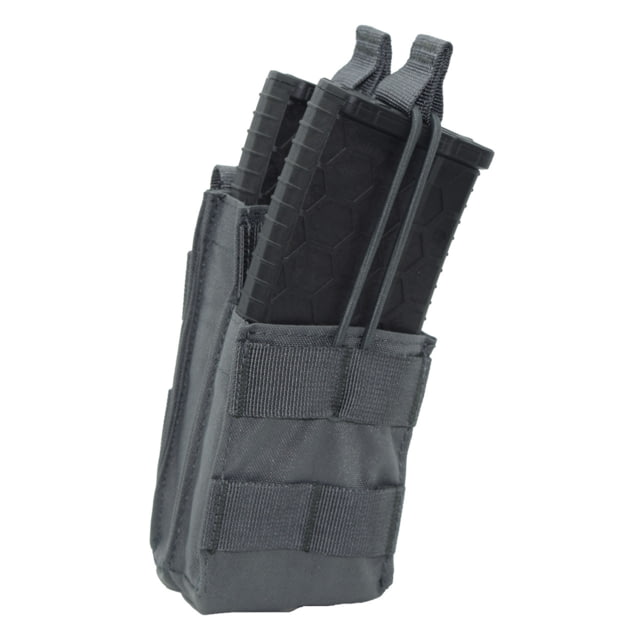 Shellback Tactical Single Stacker Open Top Pouch for Two M4/AR15 Mag Wolf Grey One Size - Shellback Tactical