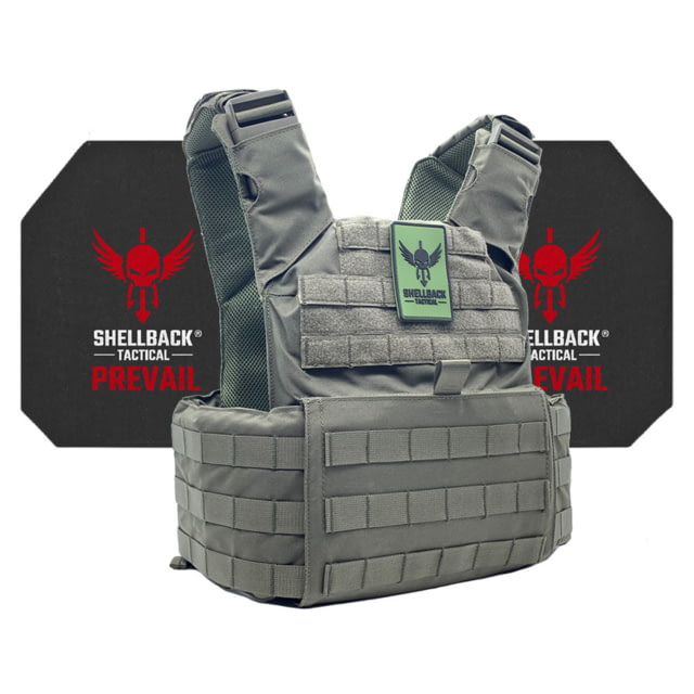Shellback Tactical Skirmish Active Shooter Kit with Level IV Model 4S17 Armor Plates Ranger Green One Size