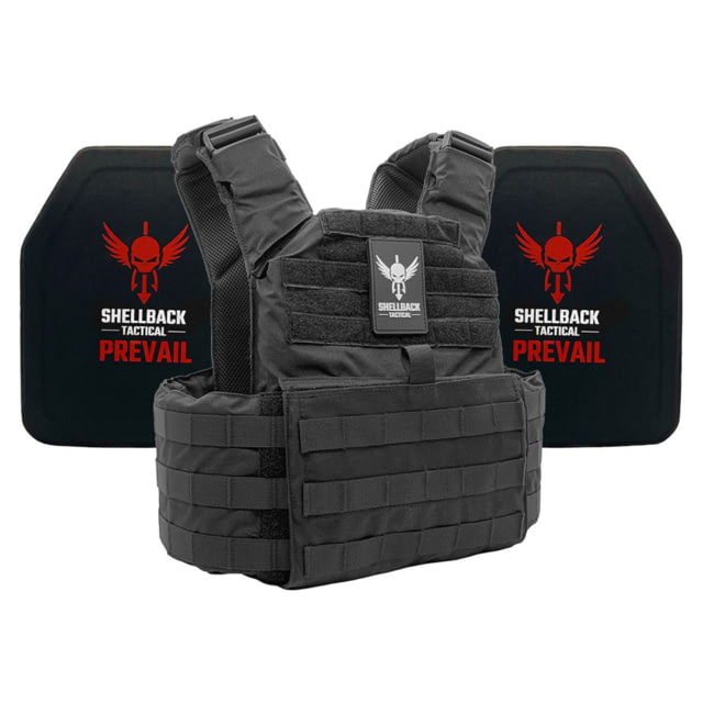 Shellback Tactical Skirmish Lightweight Level IV Ceramic Plates Armor Kit Black One Size