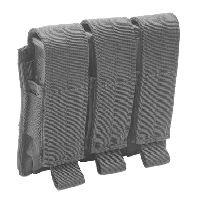 Shellback Tactical Triple Pistol Mag Pouch Molle compatible Black One Size - Shellback Tactical