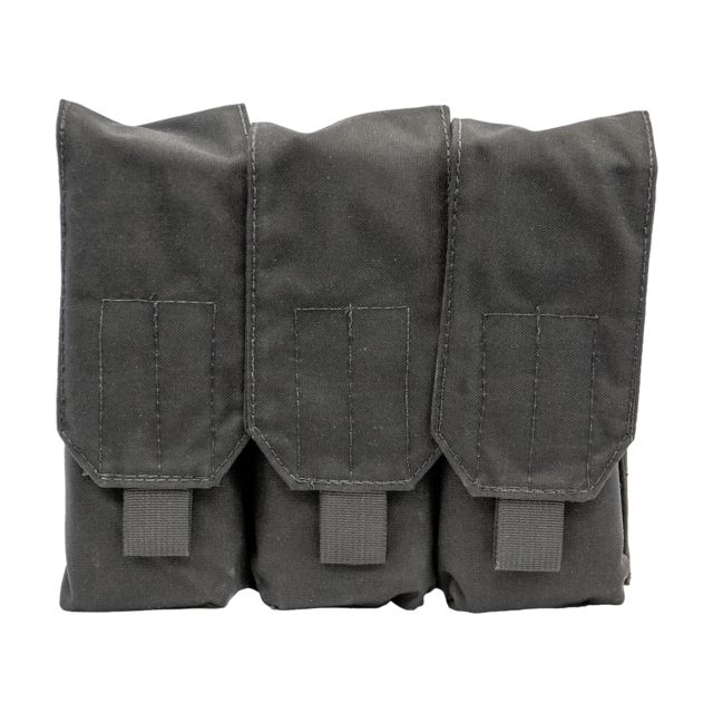 USED Shellback Tactical Triple Stacker M4 Rifle Mag Pouch Black One Size Fits Most GSA-M4TSMP-BK EDEMO1 Used Condition Like New Inspect and Rebox - Shellback Tactical
