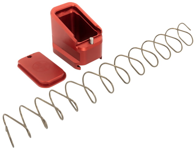 Shield Arms CZ P10-C/P07 9mm Luger 5 Rounds 40S&W 4-Rounds Pistol Magazine Extension Red 4RD