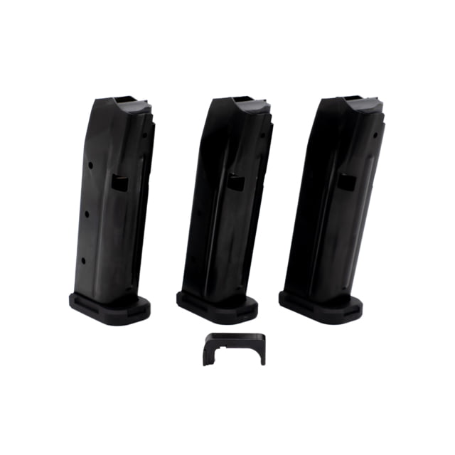 D Shield Arms S15 Gen 3 Combo Glock 43X/48 15 Round 9mm Luger Pistol Magazine 3 Pack Black Steel S15COMBOG33M1C-15 Ammo