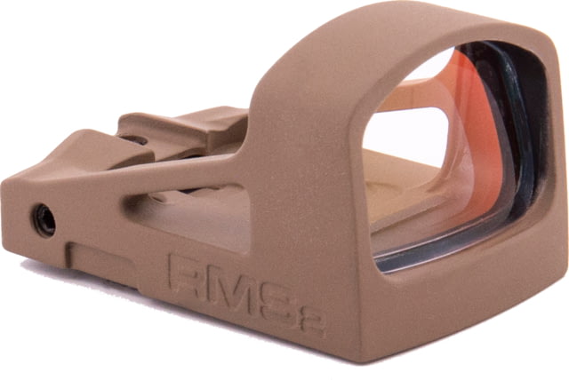 Shield Sights Compact Reflex Mini Red Dot Sight 2.0 4 MOA Dot Reticle RMS2-4MOA Glass Lens FDE - Shield Sights