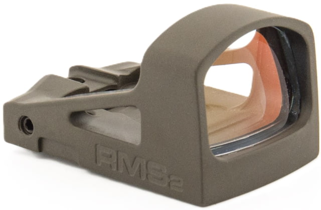 Shield Sights Compact Reflex Mini Red Dot Sight 2.0 4 MOA Dot Reticle RMS2-4MOA Glass Lens Olive Drab Green - Shield Sights