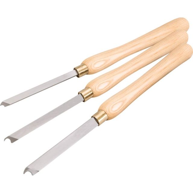 Shop Fox 3 pc. HSS Lathe Chisel Set
