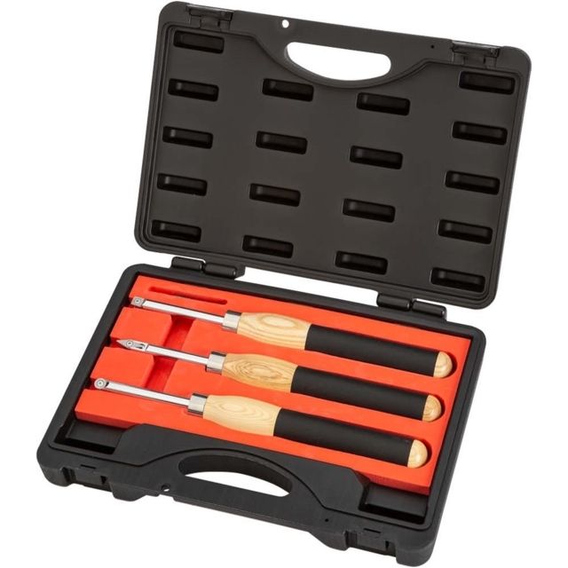 Shop Fox Mini Turning Tool Carbide-Tipped Set of 3 Pcs