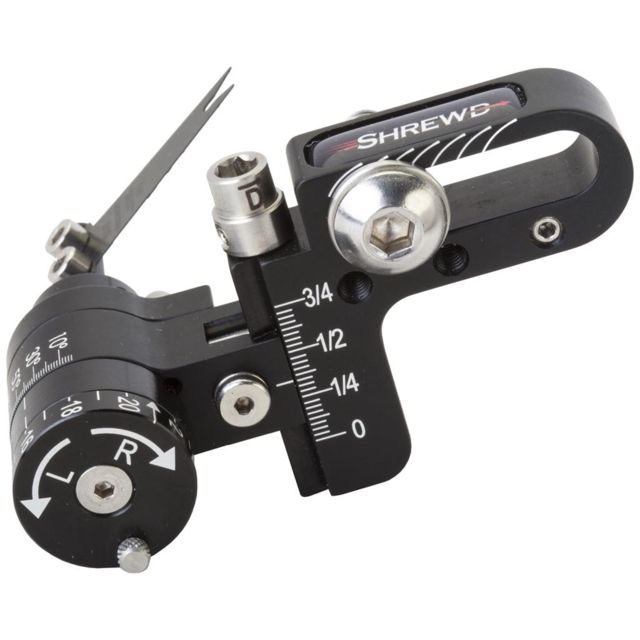 Shrewd Remedy Arrow Rest .008 Wide Blade LH Black - Shrewd