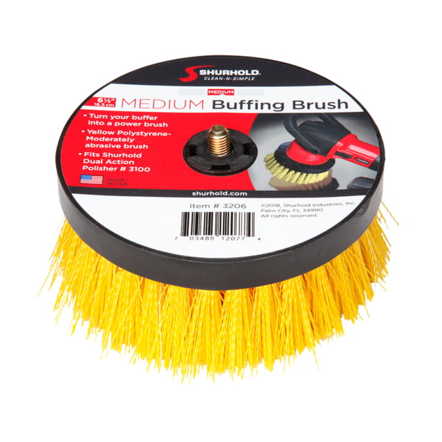 Shurhold Medium Brush f/Dual Action Polisher 6-1/2"