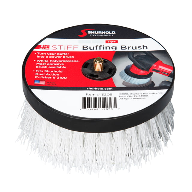Shurhold Stiff Brush f/Dual Action Polisher 6-1/2"