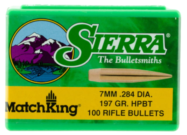 Sierra Bullets 7mm Caliber 197 Grain HPBT MatchKing Rifle Bullets, 1997 by USA Sierra Bullets Reloading Bullets & Shot
