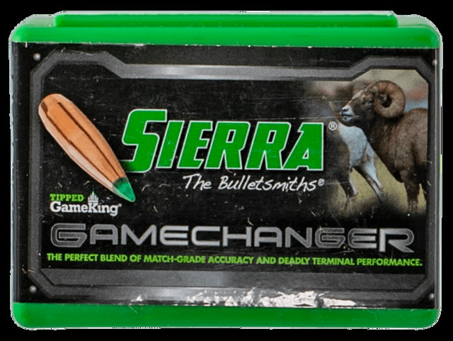 Sierra Bullets .270 Caliber 140 Grain BTHP Tipped GameKing 100 Rifle Bullets, 4440 by USA Sierra Bullets Reloading Bullets & Shot