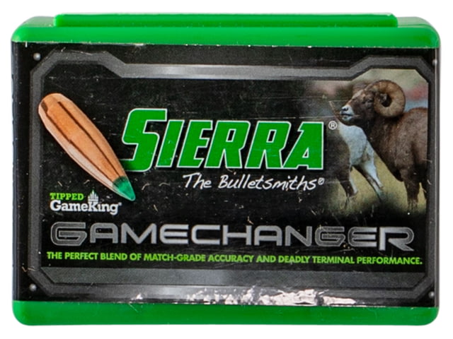 Sierra Bullets .270 Caliber 140 Grain BTHP Tipped GameKing 50 Rifle Bullets, 4440T by USA Sierra Bullets Reloading Bullets & Shot