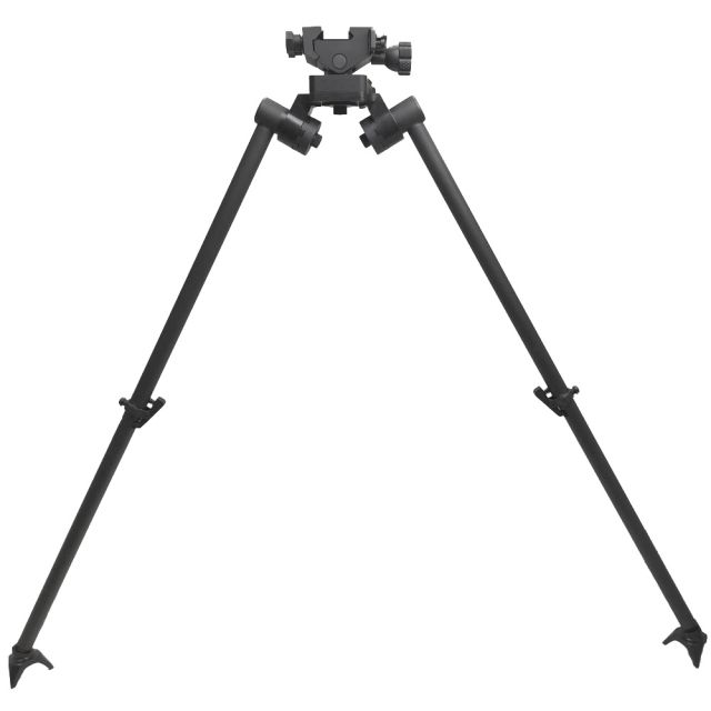 Sierra 7 Extended Length Bipod w/18-24in Fully Extended Raptor Feet Black - Sierra 7