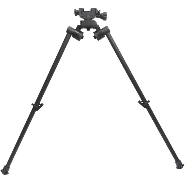 Sierra 7 Extended Length Bipod w/18-24in Fully Extended Rubber Feet Black - Sierra 7