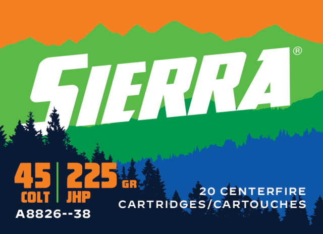 rra Sports Master .45 Colt 225 Grain Jacketed Hollow Point Brass Cased Rifle 20 Rounds Ammo