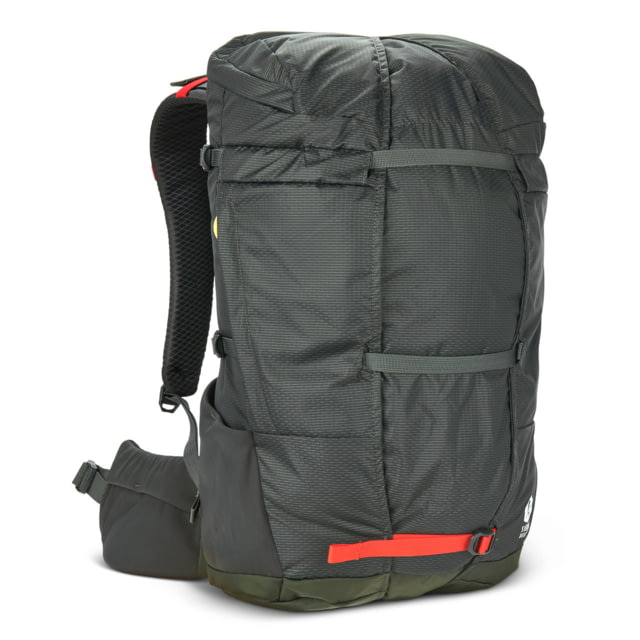 Sierra Designs Flex Hike 20-30L Backpacks Peat/Fiery Red - Sierra Designs