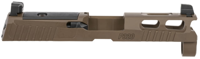 DEMO SIG SAUER Pro-Cut Slide Assembly w/X-Ray3 Day/Night Suppressor Sights P320 Sub-Compact/XCompact 9mm Luger 3.9 in Barrel Optic Ready PVD Stainless - Sig Sauer
