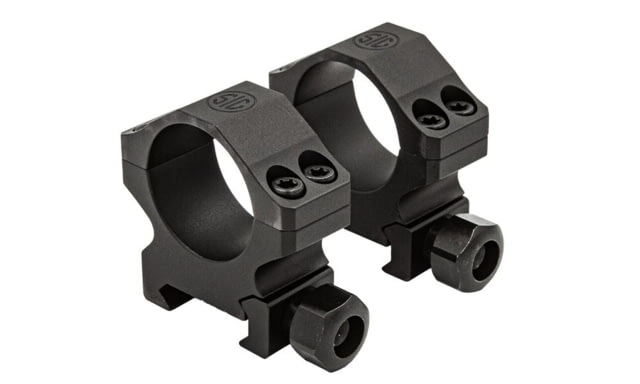 Sig Sauer SIG SAUER Alpha Aluminium Hunting Rifle Scope Rings 30mm Extra High Matte Black - $76.49 at Optics Planet