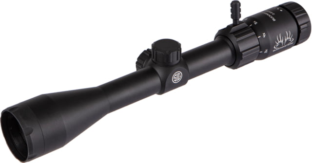 SIG SAUER Buckmasters Rifle Scope 3-9x40mm 1 inch Tube Second Focal Plane BDC Reticle Black