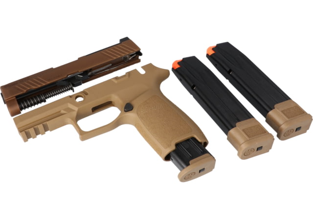 SIG SAUER Cal-X M18 P320 9mm Carry 1 17 Round/2 21 Round Pistol Magazine Slide Grip Module Kit