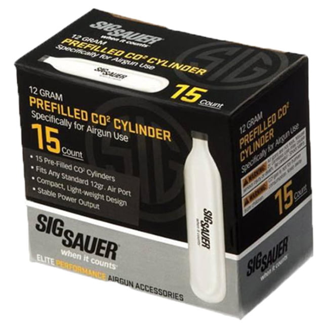 SIG SAUER CO2 12 Gram 15 Pack