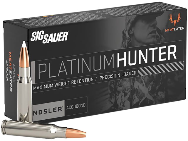 SIG SAUER Marksman Hunter .243 Win 90 Grain Nosler Accubond Brass Cased Centerfire Rifle Ammo 20 Rounds SAUER Marksman Hunter .243 Win 90 Grain Nosler Accubond Brass Cased Centerfire Rifle 20 Rounds Ammo