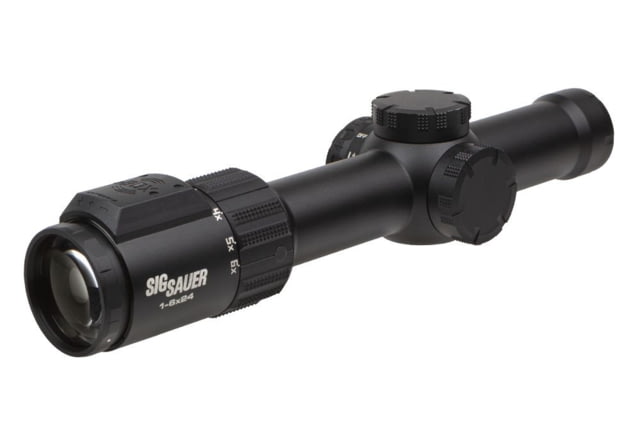Sig Sauer SIG SAUER Easy 6TBDX 1-6X24mm 30mm Tube Second Focal Plane LPVO Rifle Scope Black BDX-R2 Levelplex MRAD Black - $999.99 at Optics Planet