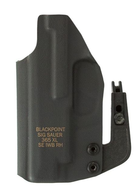 USED SIG SAUER Holster P365Xl Appendix Carry Black Small HOL-365XL-APX-RH - Sig Sauer
