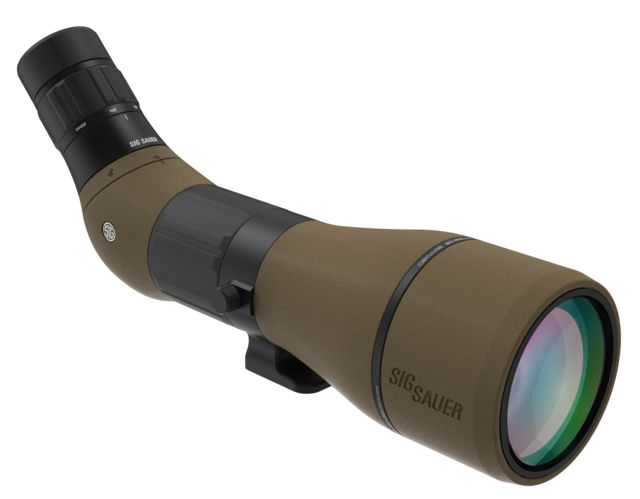 DEMO SIG SAUER Oscar8 27-55x80mm Spotting Scope Angled Schmidt-Pechan Flat Dark Earth - Sig Sauer