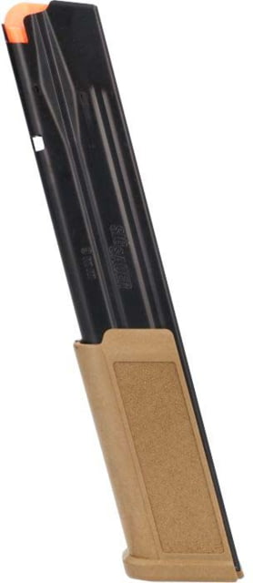  SAUER P320 9mm Luger Extended 30 Round Pistol Magazine Coyote 1 Pack Steel 30RD Ammo