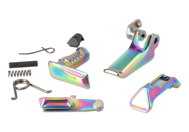SIG SAUER High Polish Rainbow P365X Controls Parts Kit SIG P365/P365X/P365XL 9mm Luger .380 Auto - Sig Sauer
