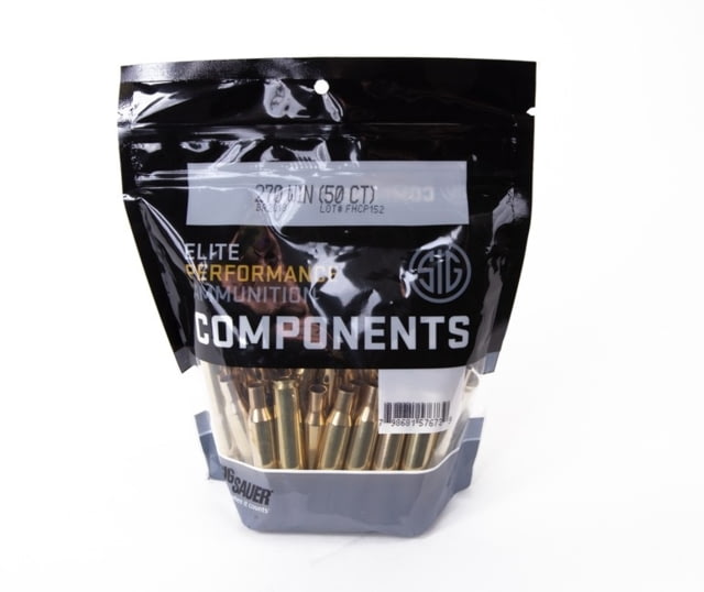 Sig Sauer SIG SAUER Rifle Brass .270 Winchester Non-Primed 50 Brass/Bag - $53.99 at Optics Planet