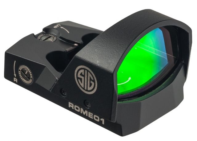 EDEMO SIG SAUER Romeo1 Reflex Sight 1x30mm 6 MOA Red Dot 1.0 MOA Adjustable Black Medium  EDEMO21 Used Condition Like New - Sig Sauer