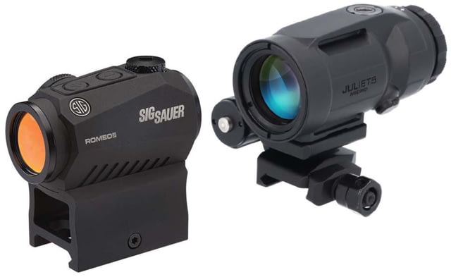 USED SIG SAUER Romeo5XDR GEN II 5x24mm Combo Kit 2 MOA Red Dot Sights Black SORJ5X201 - Sig Sauer