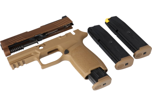Sig Sauer SIG SAUER Cal-X M18 P320 9mm Carry 3 10 Round Pistol Magazine Slide Grip Module - $509.99 at Optics Planet