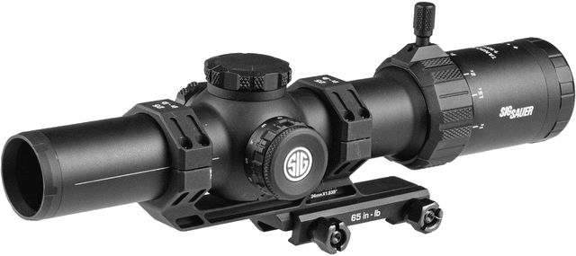 DEMO SIG SAUER Tango-MSR 1-10x26mm Rifle Scope 34mm Tube First Focal Plane Illuminated MSR BDC-10 Reticle Black