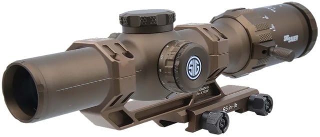 SIG SAUER Tango MSR LPVO Rifle Scope w/1.535 Mount 1-10x28mm 34mm Tube Second Focal Plane Illuminated BDC 10 Reticle Coyote