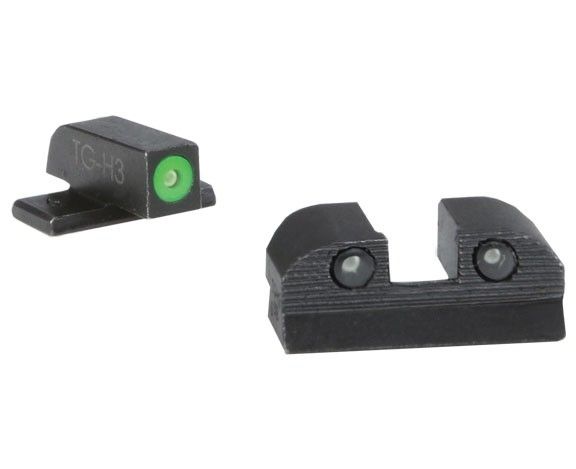 EDEMO SIG SAUER X-Ray3 Pistol Sight Set Number 8 Green Front Number 8 Rear Round Notch  EDEMO1 - Sig Sauer