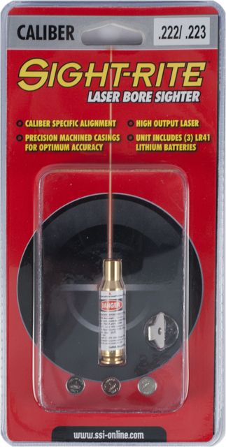 SSI Sight-Rite Cartridge Laser Bore Sighter - .222 .223