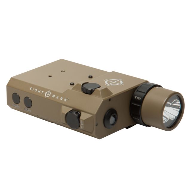 DEMO SightMark LoPro Laser/Light/IR Combo 300 Lumens Picatinny Rail Mount Flat Dark Earth Green Laser 5mW 520nM Wavelength - Sightmark