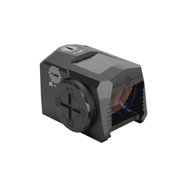 SightMark Mini Shot M-Spec Solar Enclosed M4 Reflex Red Dot Sight 1x21x18mm Red 3 MOA Dot/32 MOA Circle Matte Black Black